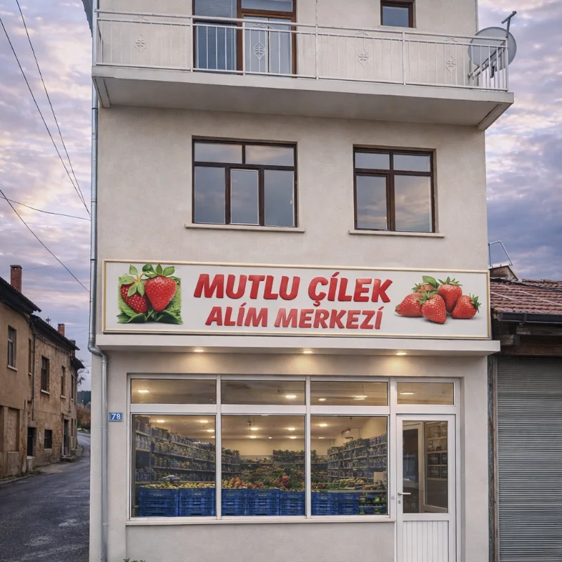 Ana Sayfa Mutlu Çilek alım merkezi binası